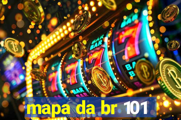 mapa da br 101